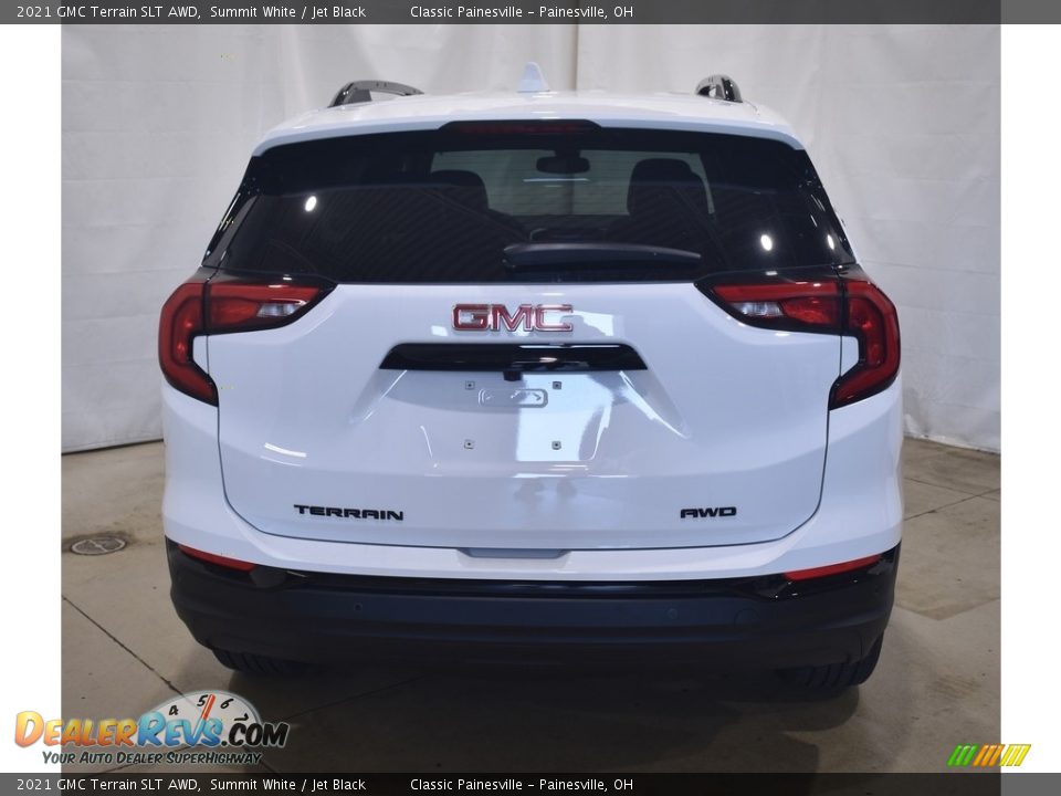 2021 GMC Terrain SLT AWD Summit White / Jet Black Photo #3