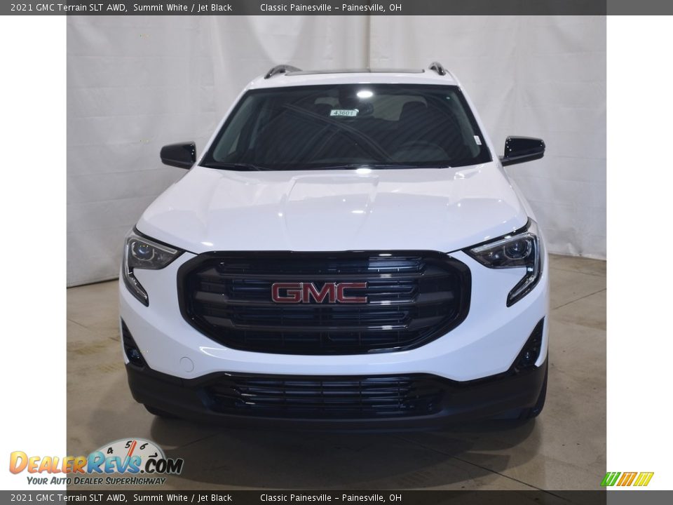 2021 GMC Terrain SLT AWD Summit White / Jet Black Photo #4