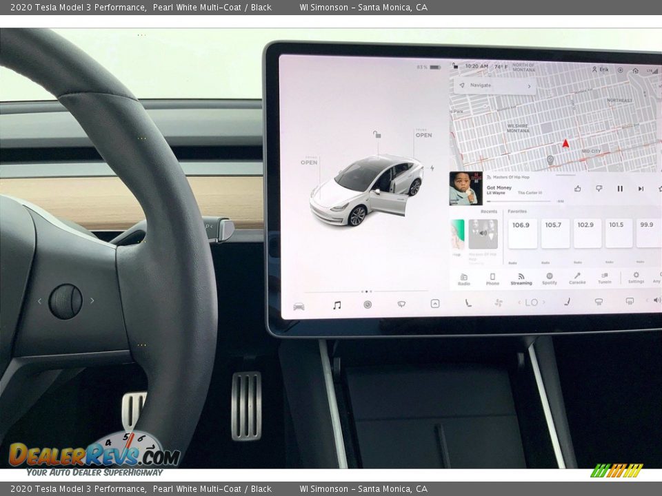 2020 Tesla Model 3 Performance Pearl White Multi-Coat / Black Photo #5
