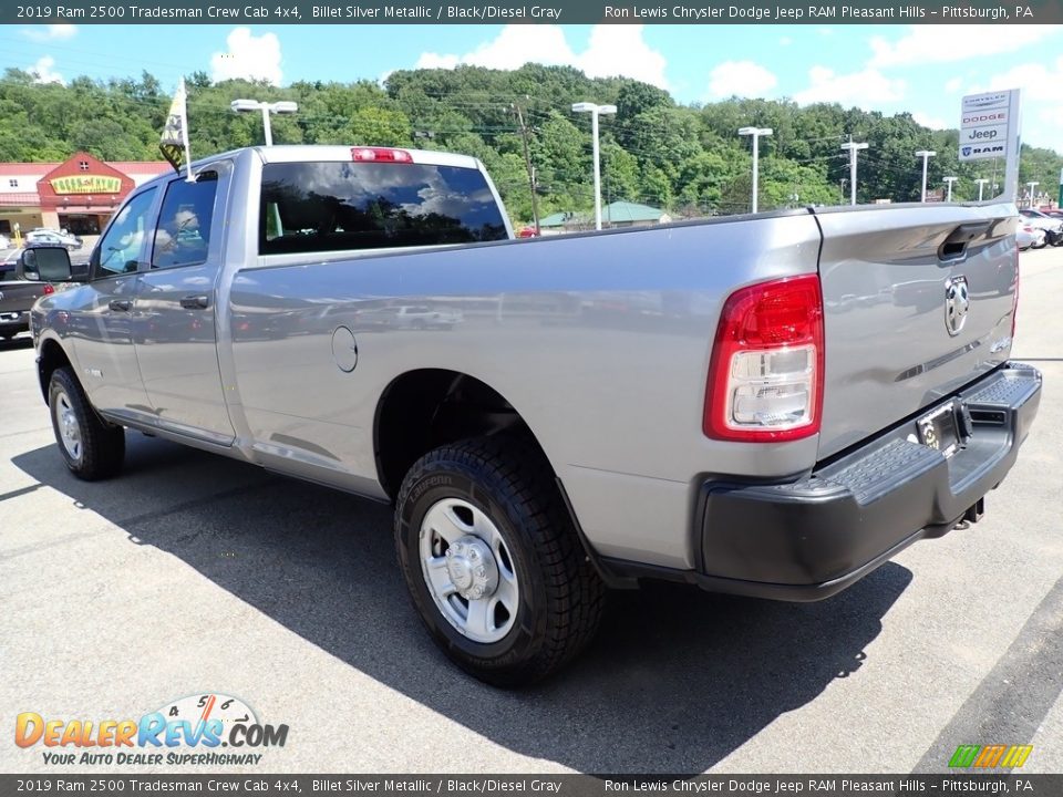 2019 Ram 2500 Tradesman Crew Cab 4x4 Billet Silver Metallic / Black/Diesel Gray Photo #3