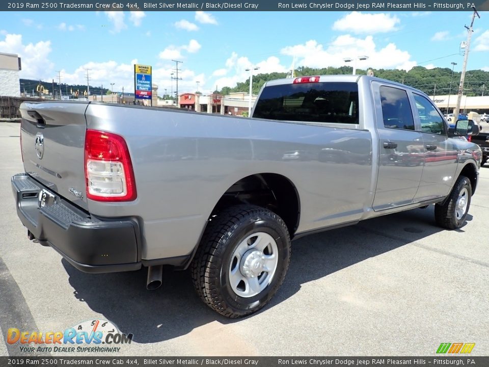 2019 Ram 2500 Tradesman Crew Cab 4x4 Billet Silver Metallic / Black/Diesel Gray Photo #5