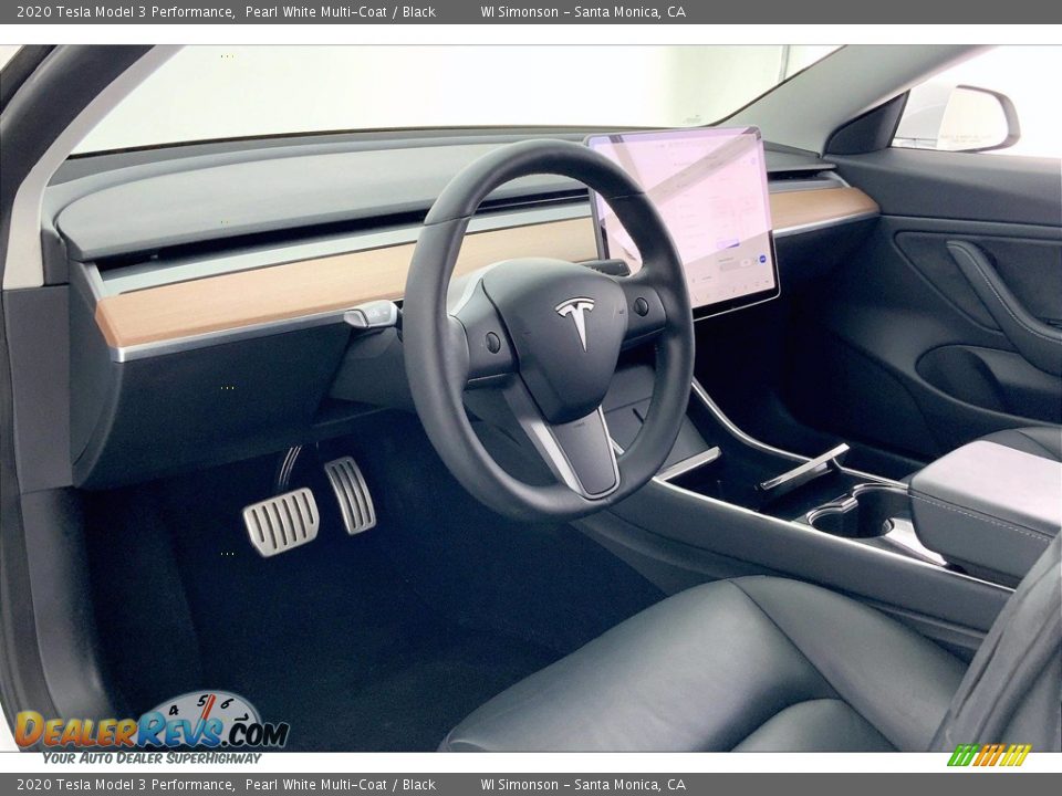 Dashboard of 2020 Tesla Model 3 Performance Photo #13