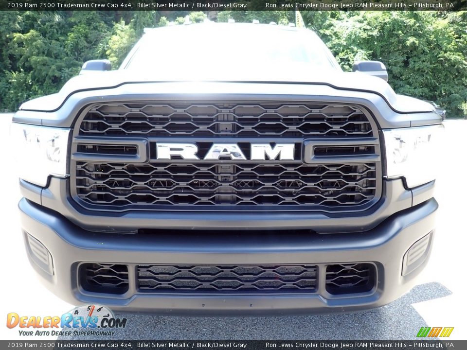 2019 Ram 2500 Tradesman Crew Cab 4x4 Billet Silver Metallic / Black/Diesel Gray Photo #8