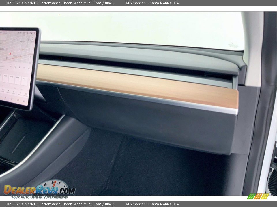 2020 Tesla Model 3 Performance Pearl White Multi-Coat / Black Photo #15