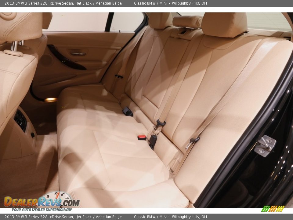 2013 BMW 3 Series 328i xDrive Sedan Jet Black / Venetian Beige Photo #18