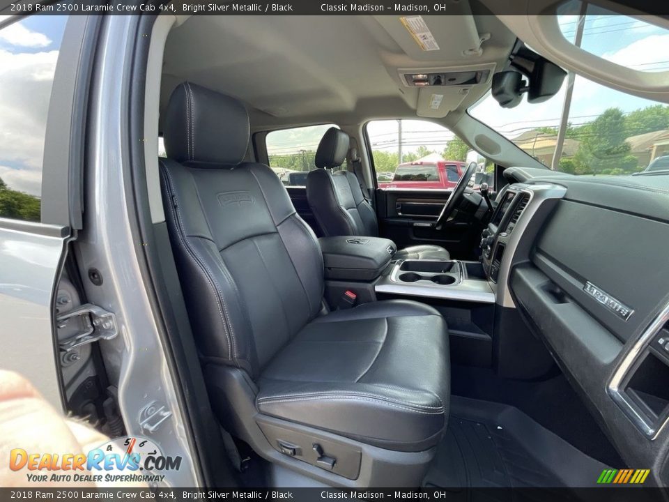 2018 Ram 2500 Laramie Crew Cab 4x4 Bright Silver Metallic / Black Photo #14