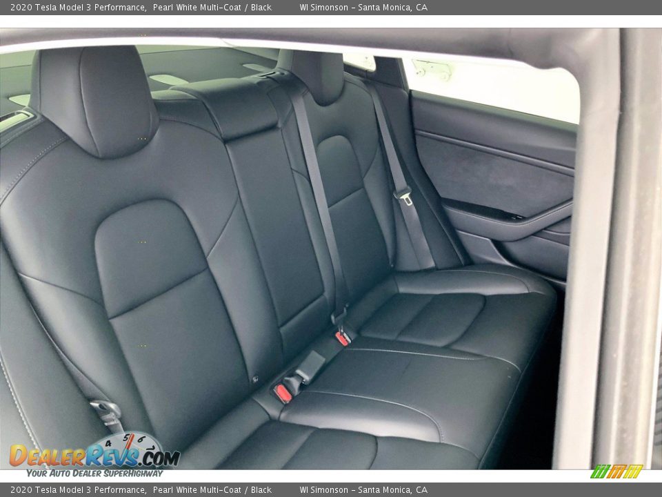 Rear Seat of 2020 Tesla Model 3 Performance Photo #18