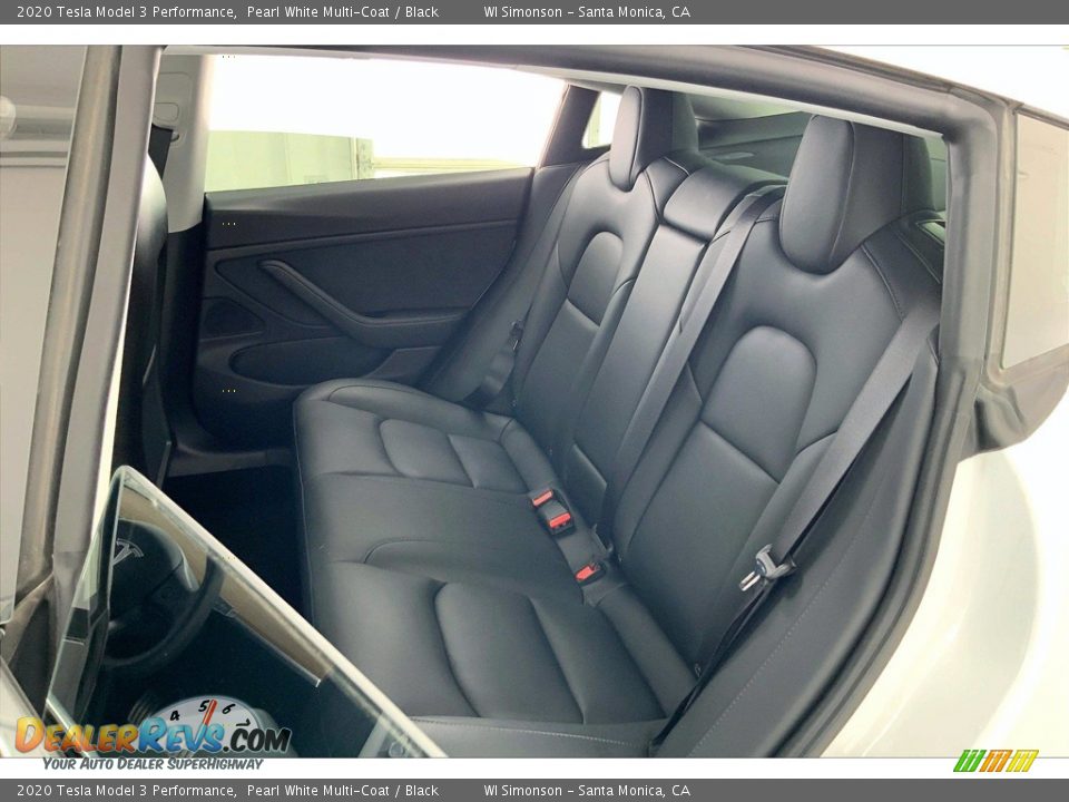 Rear Seat of 2020 Tesla Model 3 Performance Photo #19