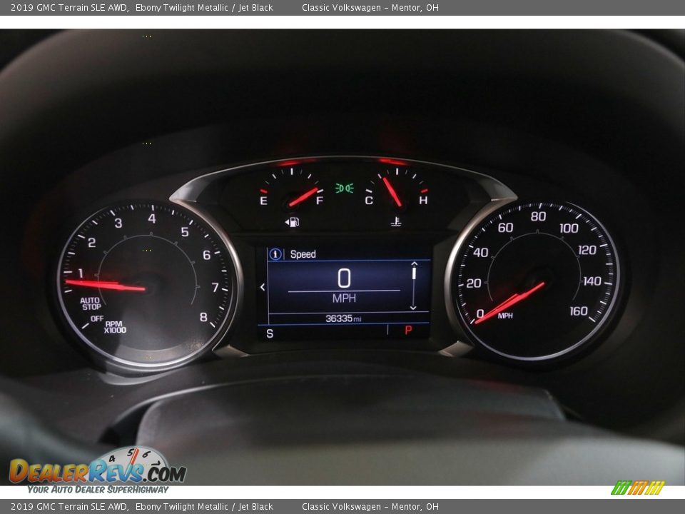 2019 GMC Terrain SLE AWD Ebony Twilight Metallic / Jet Black Photo #8