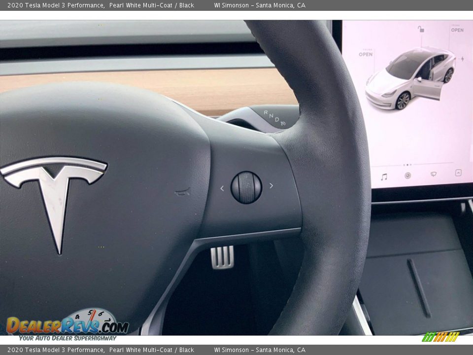 2020 Tesla Model 3 Performance Steering Wheel Photo #21