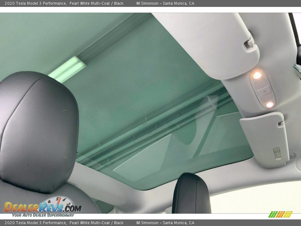 Sunroof of 2020 Tesla Model 3 Performance Photo #24