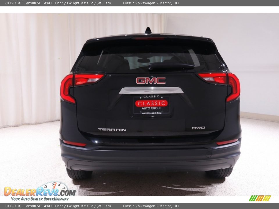 2019 GMC Terrain SLE AWD Ebony Twilight Metallic / Jet Black Photo #17