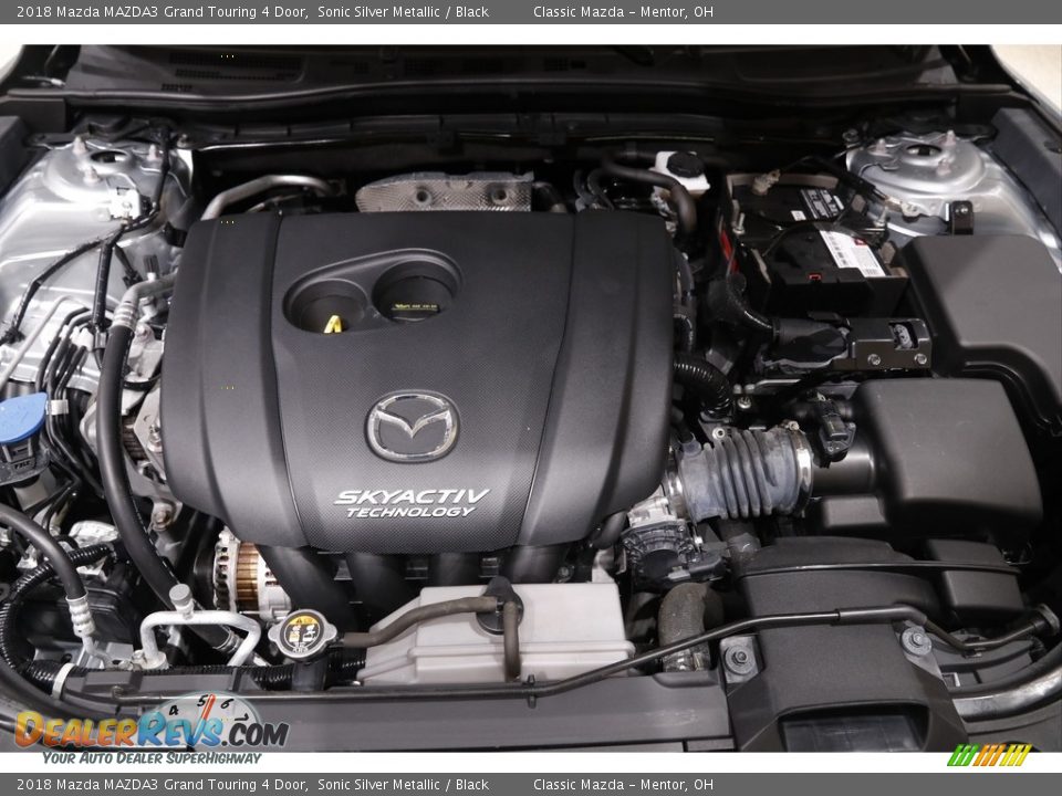 2018 Mazda MAZDA3 Grand Touring 4 Door Sonic Silver Metallic / Black Photo #18