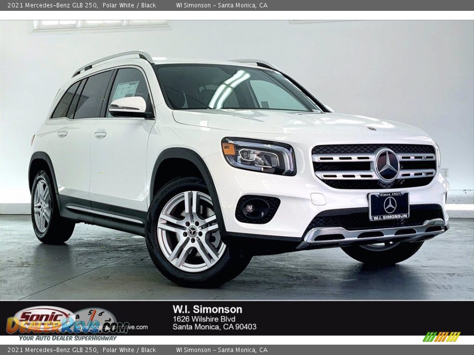 2021 Mercedes-Benz GLB 250 Polar White / Black Photo #1
