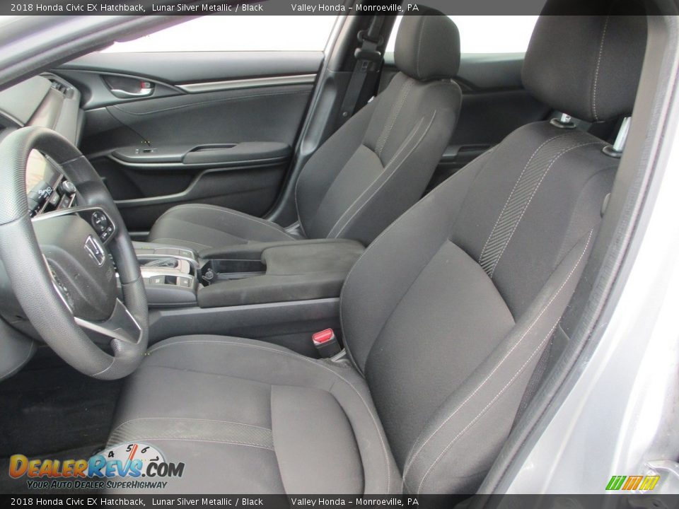 2018 Honda Civic EX Hatchback Lunar Silver Metallic / Black Photo #11