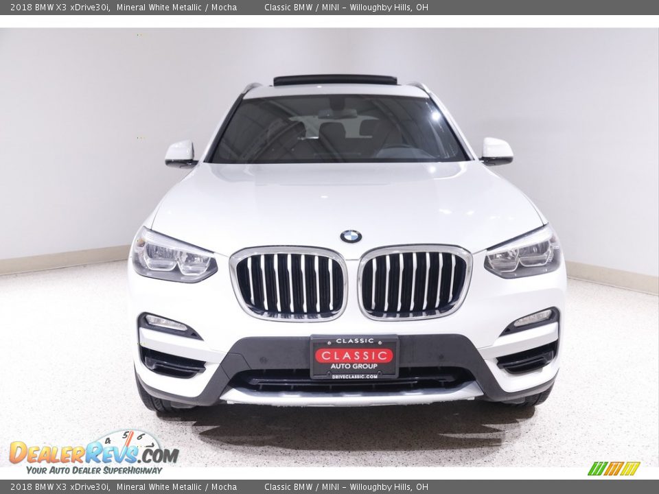 2018 BMW X3 xDrive30i Mineral White Metallic / Mocha Photo #2