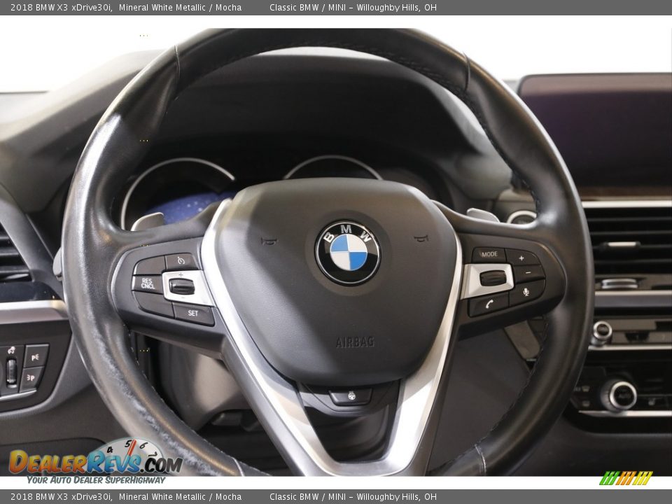 2018 BMW X3 xDrive30i Steering Wheel Photo #7