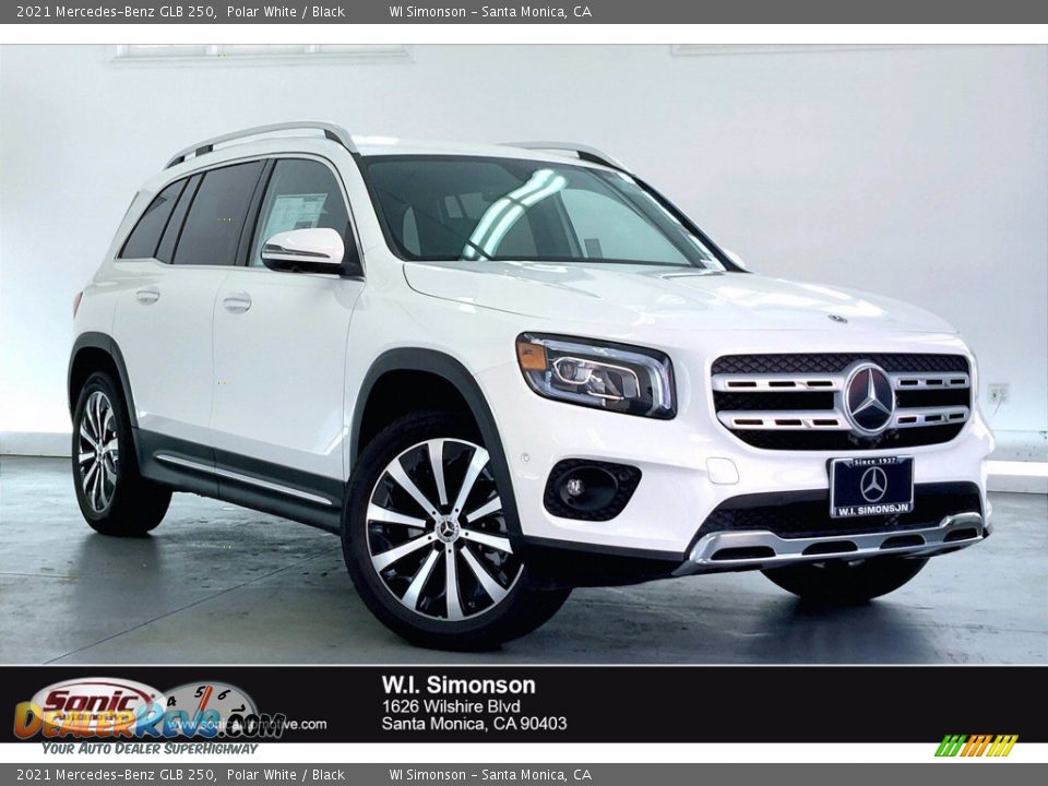 2021 Mercedes-Benz GLB 250 Polar White / Black Photo #1