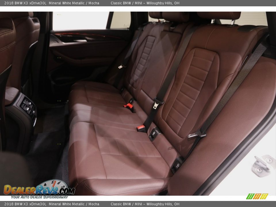 Rear Seat of 2018 BMW X3 xDrive30i Photo #18