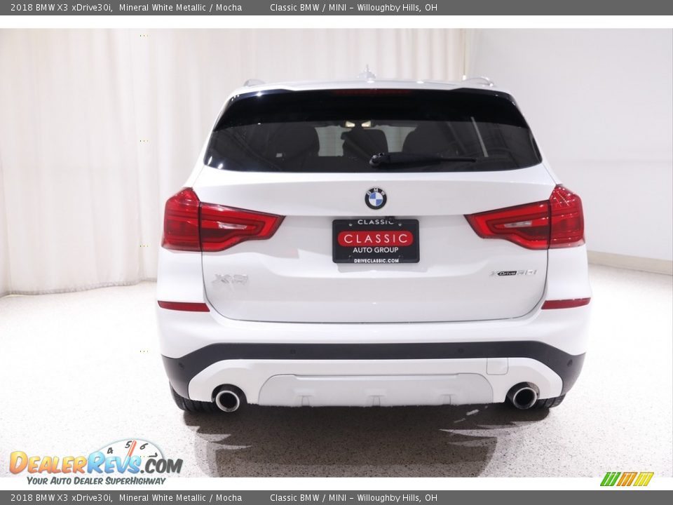 2018 BMW X3 xDrive30i Mineral White Metallic / Mocha Photo #19