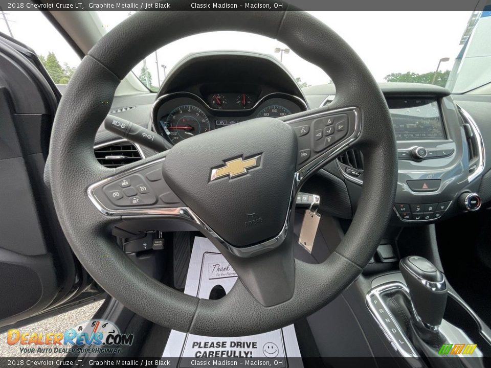 2018 Chevrolet Cruze LT Graphite Metallic / Jet Black Photo #6
