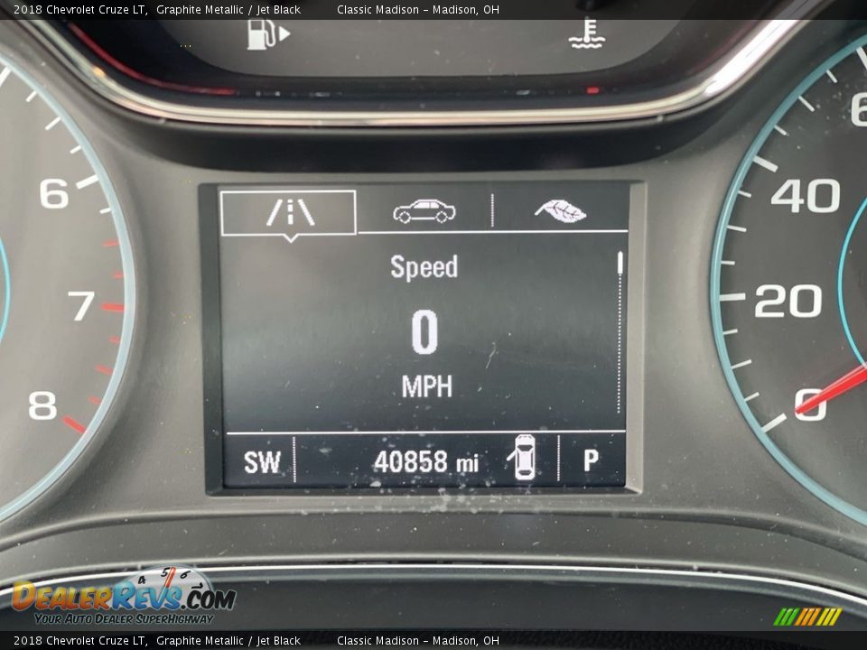 2018 Chevrolet Cruze LT Graphite Metallic / Jet Black Photo #7