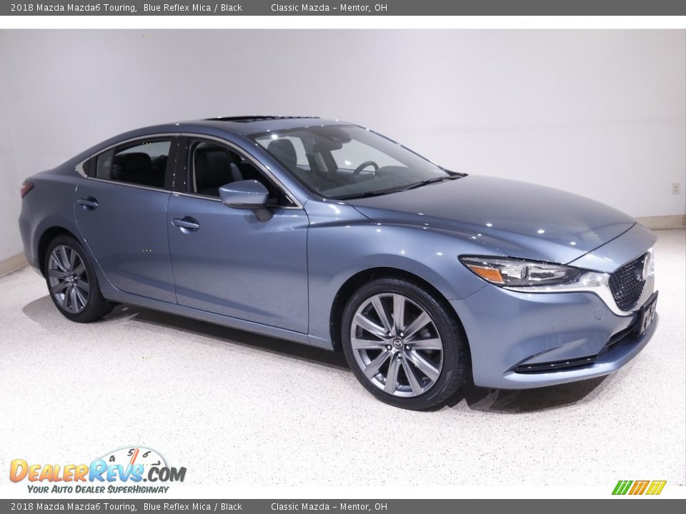 2018 Mazda Mazda6 Touring Blue Reflex Mica / Black Photo #1