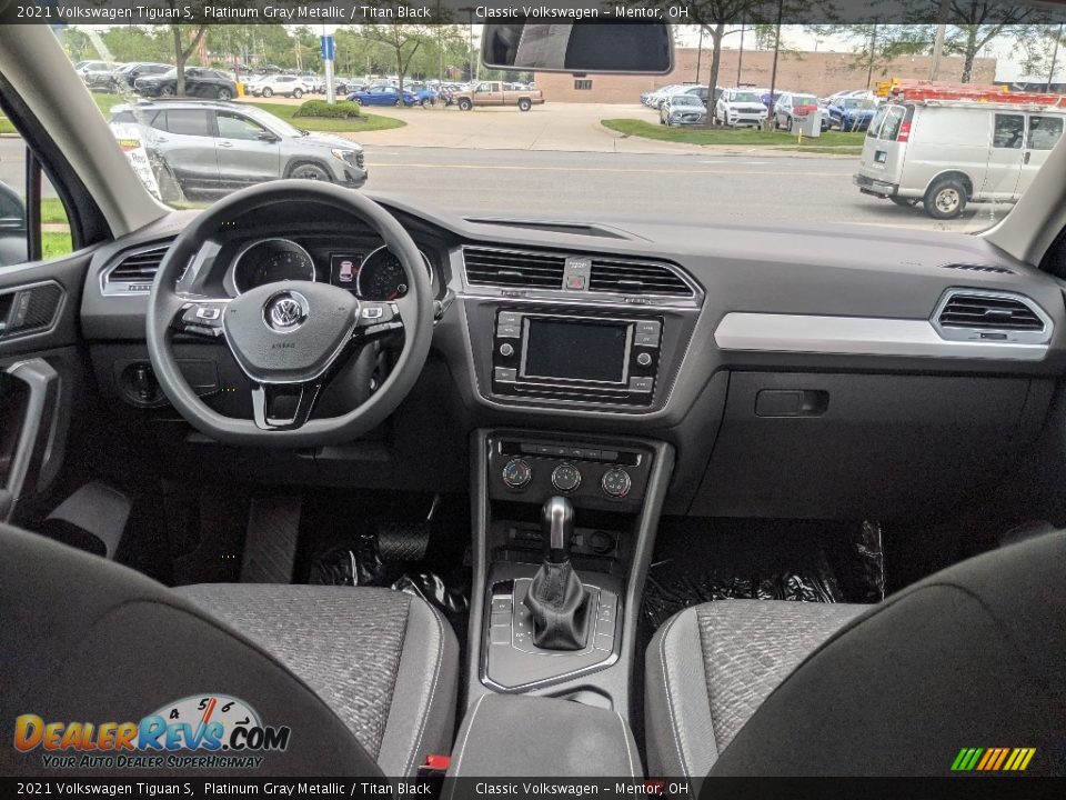 2021 Volkswagen Tiguan S Platinum Gray Metallic / Titan Black Photo #3