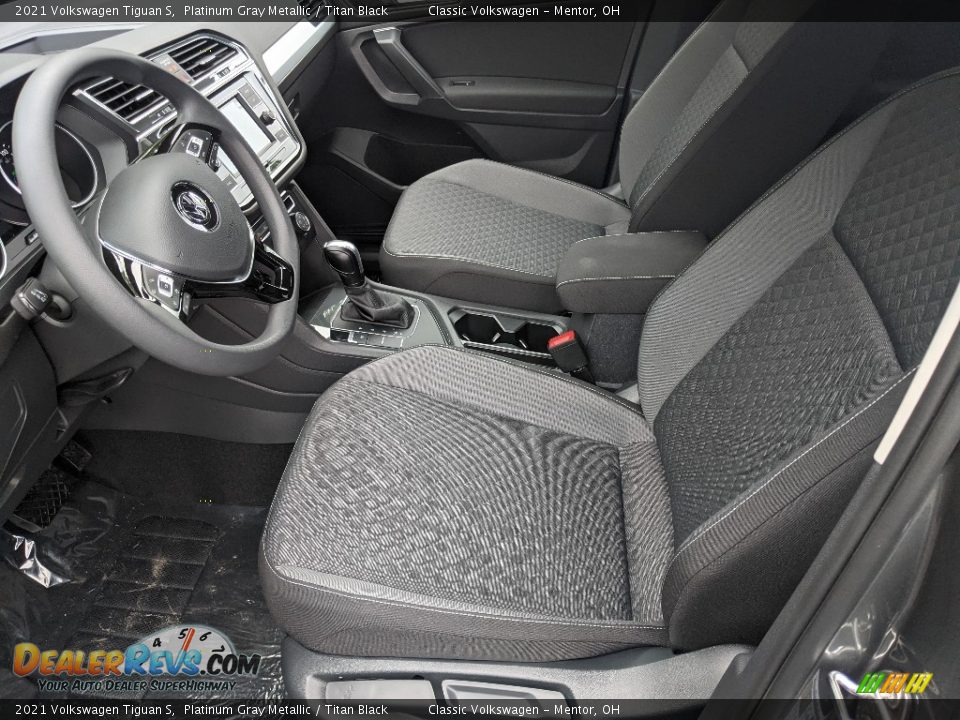 2021 Volkswagen Tiguan S Platinum Gray Metallic / Titan Black Photo #4
