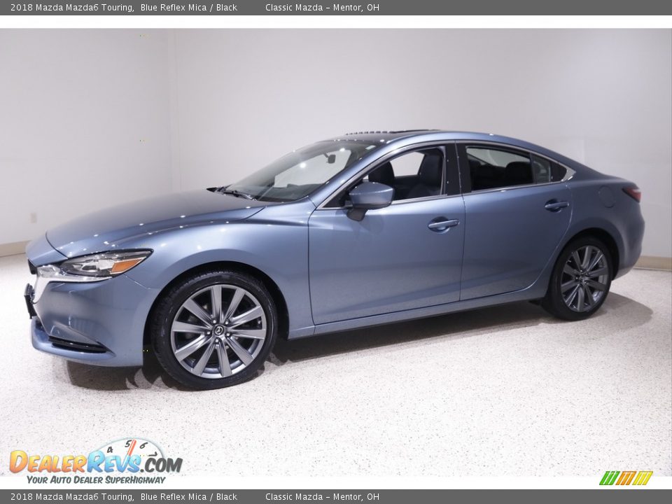 2018 Mazda Mazda6 Touring Blue Reflex Mica / Black Photo #3