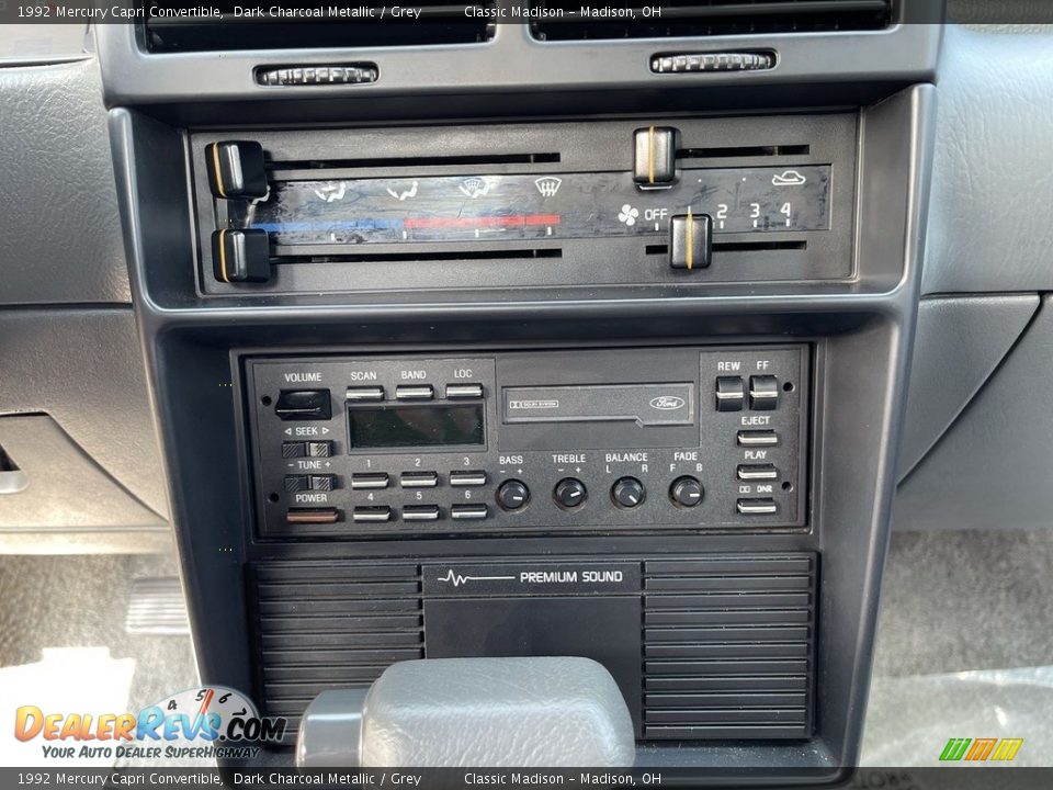 Controls of 1992 Mercury Capri Convertible Photo #7