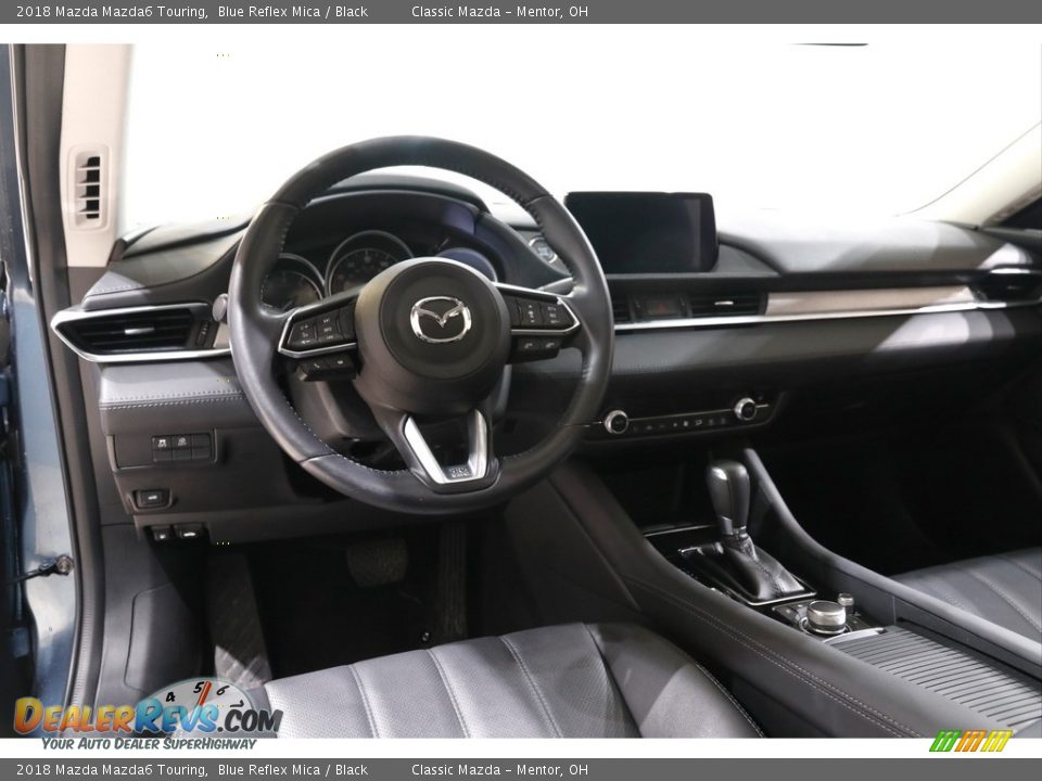 2018 Mazda Mazda6 Touring Blue Reflex Mica / Black Photo #6
