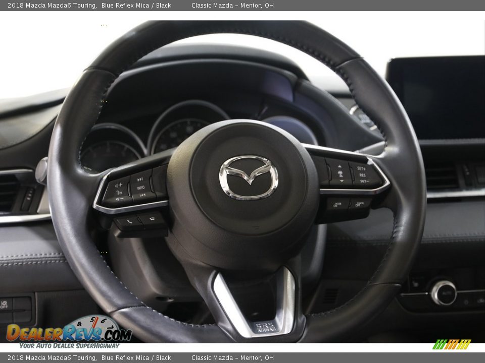 2018 Mazda Mazda6 Touring Blue Reflex Mica / Black Photo #7