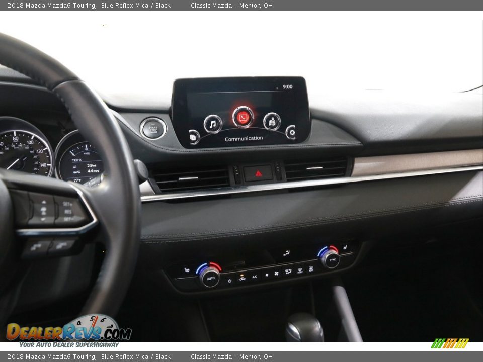 2018 Mazda Mazda6 Touring Blue Reflex Mica / Black Photo #9