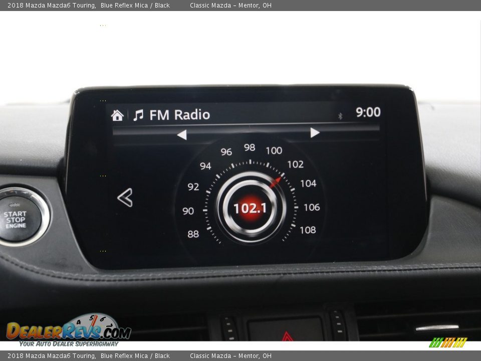 2018 Mazda Mazda6 Touring Blue Reflex Mica / Black Photo #12