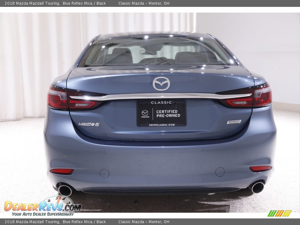 2018 Mazda Mazda6 Touring Blue Reflex Mica / Black Photo #17