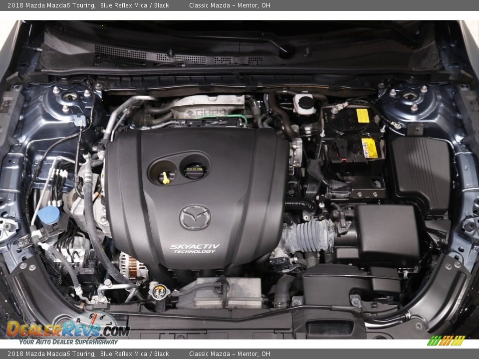 2018 Mazda Mazda6 Touring Blue Reflex Mica / Black Photo #18