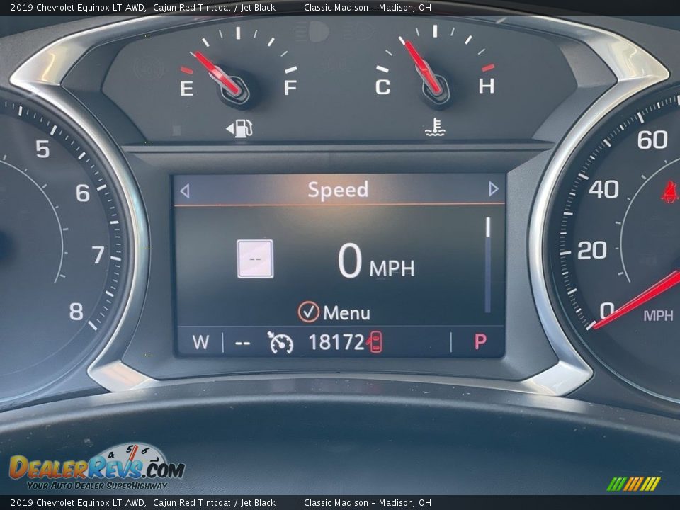 2019 Chevrolet Equinox LT AWD Cajun Red Tintcoat / Jet Black Photo #7