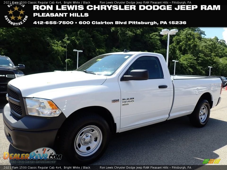 2021 Ram 1500 Classic Regular Cab 4x4 Bright White / Black Photo #1