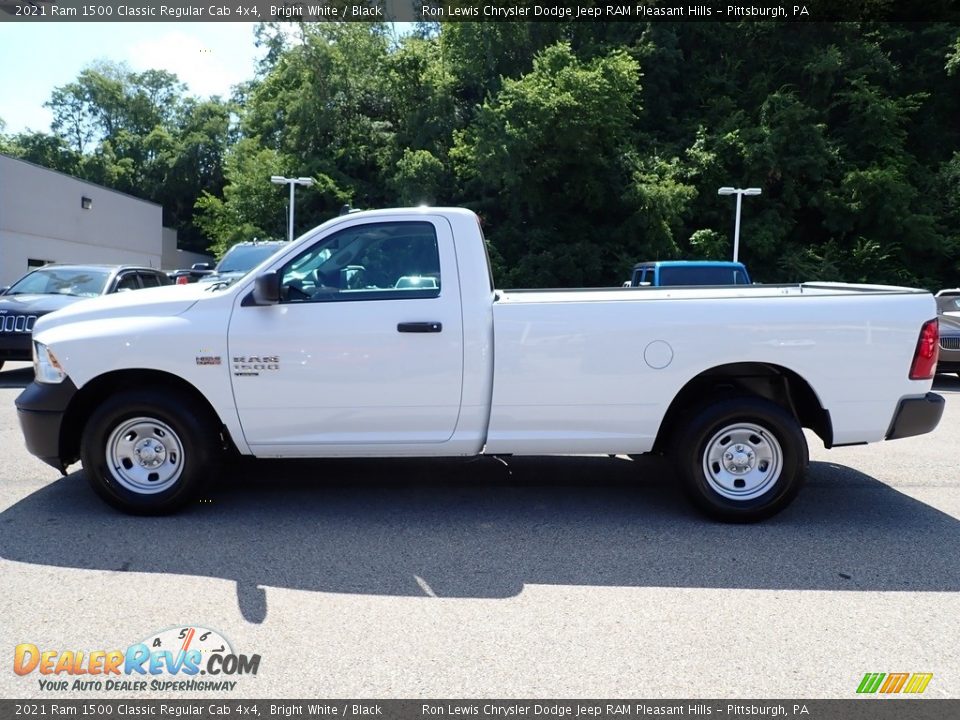 2021 Ram 1500 Classic Regular Cab 4x4 Bright White / Black Photo #2