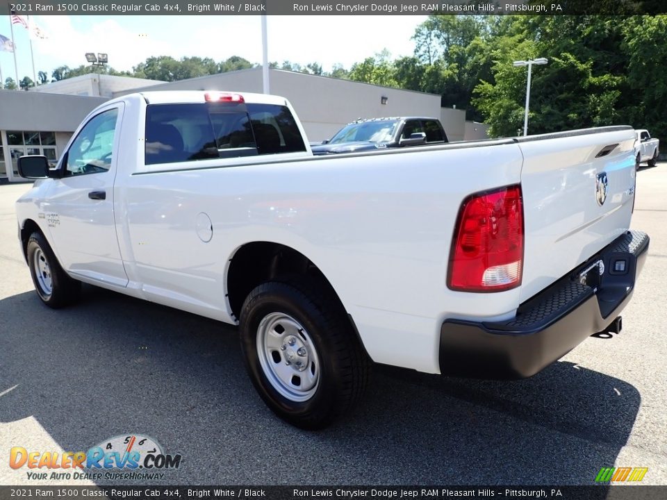 2021 Ram 1500 Classic Regular Cab 4x4 Bright White / Black Photo #3