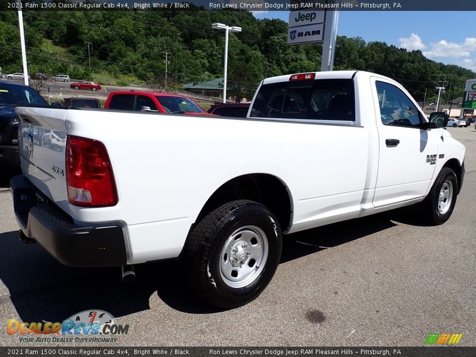 2021 Ram 1500 Classic Regular Cab 4x4 Bright White / Black Photo #6