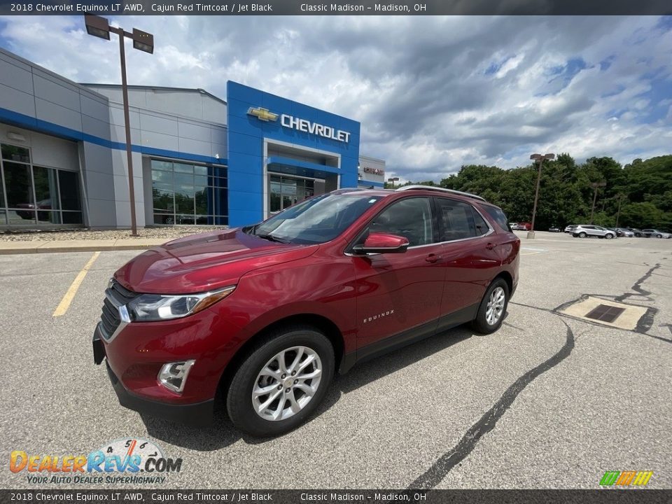 2018 Chevrolet Equinox LT AWD Cajun Red Tintcoat / Jet Black Photo #1
