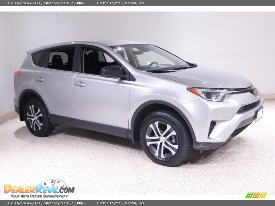 2018 Toyota RAV4 LE Silver Sky Metallic / Black Photo #1