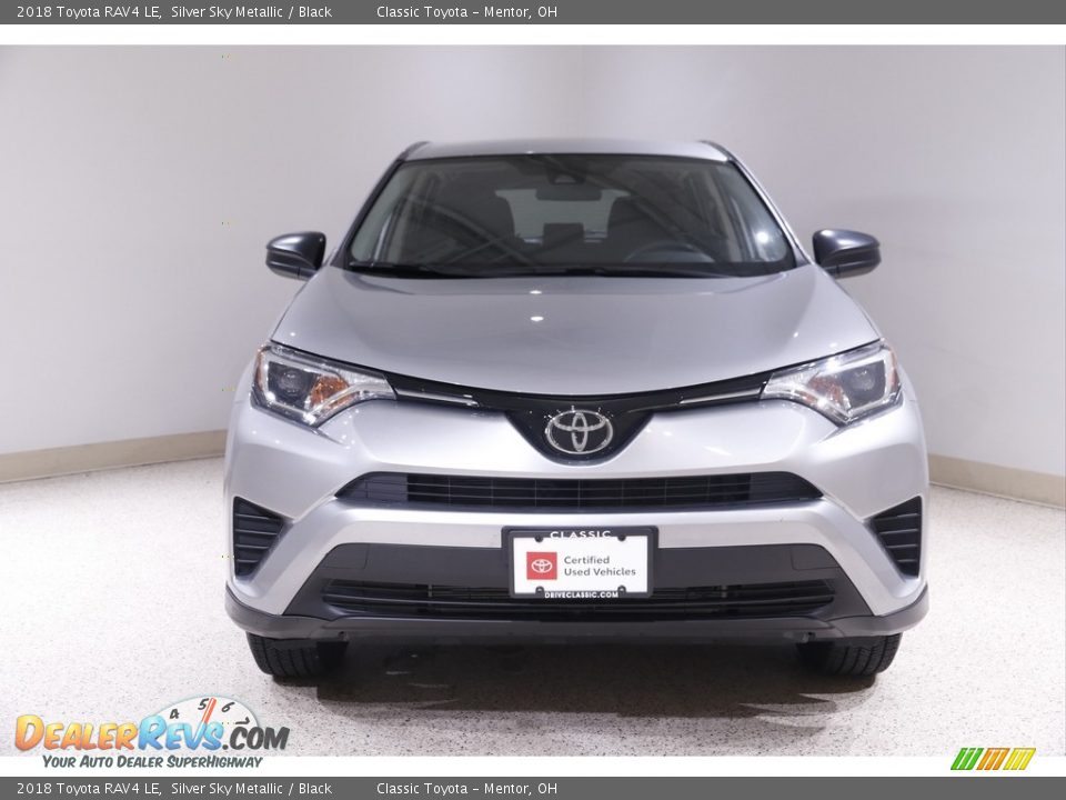 2018 Toyota RAV4 LE Silver Sky Metallic / Black Photo #2