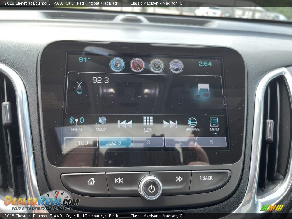 2018 Chevrolet Equinox LT AWD Cajun Red Tintcoat / Jet Black Photo #8