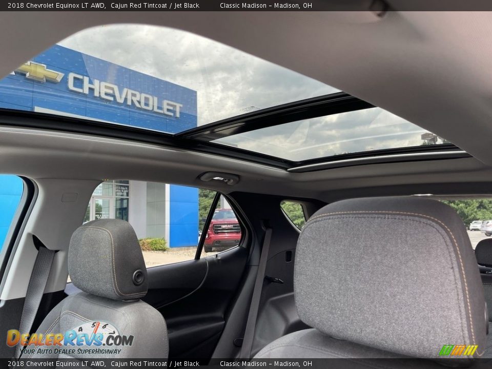 2018 Chevrolet Equinox LT AWD Cajun Red Tintcoat / Jet Black Photo #10