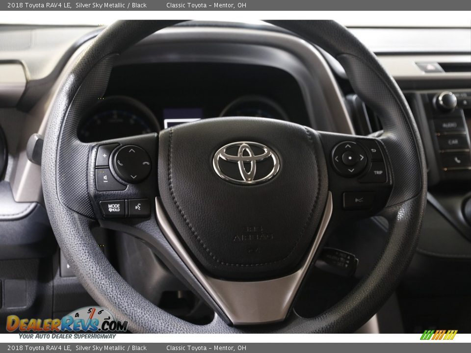 2018 Toyota RAV4 LE Silver Sky Metallic / Black Photo #7