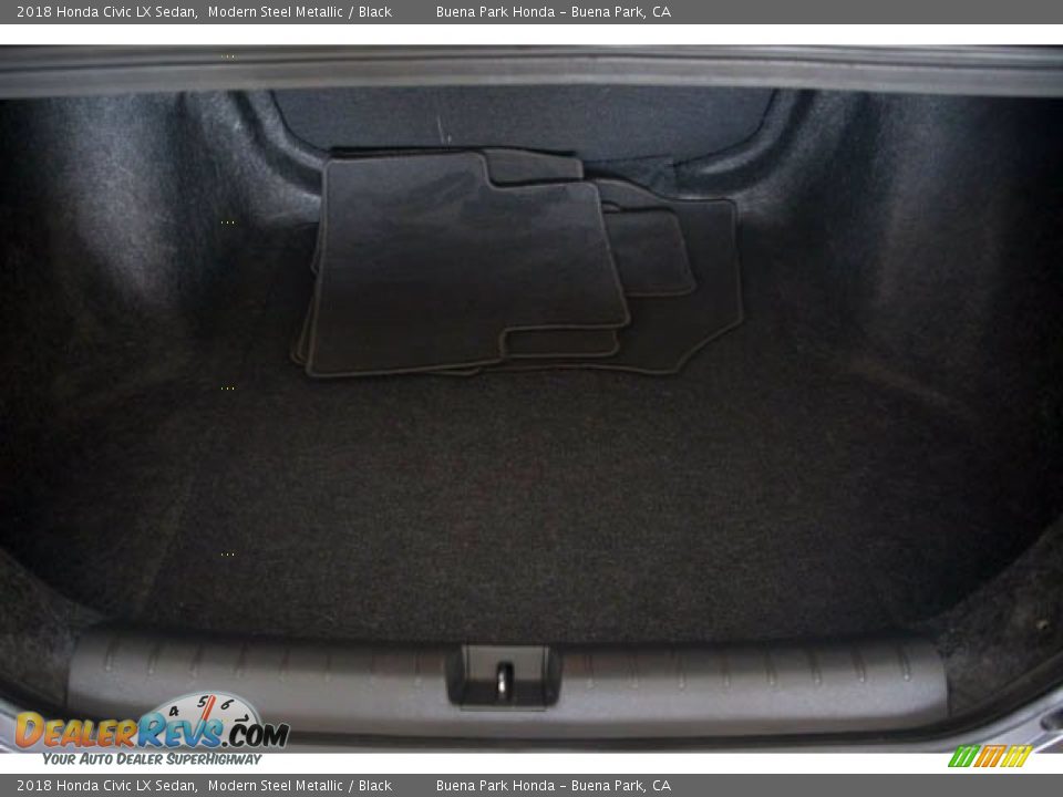 2018 Honda Civic LX Sedan Modern Steel Metallic / Black Photo #21