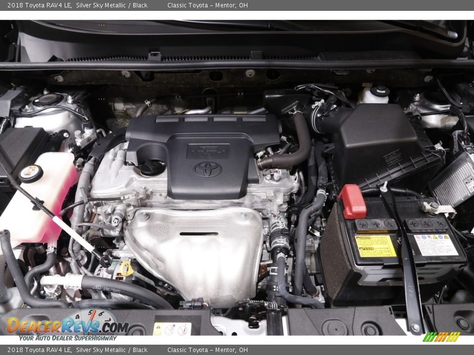 2018 Toyota RAV4 LE Silver Sky Metallic / Black Photo #18